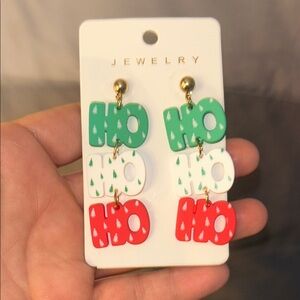 Christmas earrings NWT